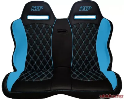 HSP Seats Bench Seat Black-Black HAVOC Series Polaris RZR 2015-2021 - HABR1HCBB-JJHX
